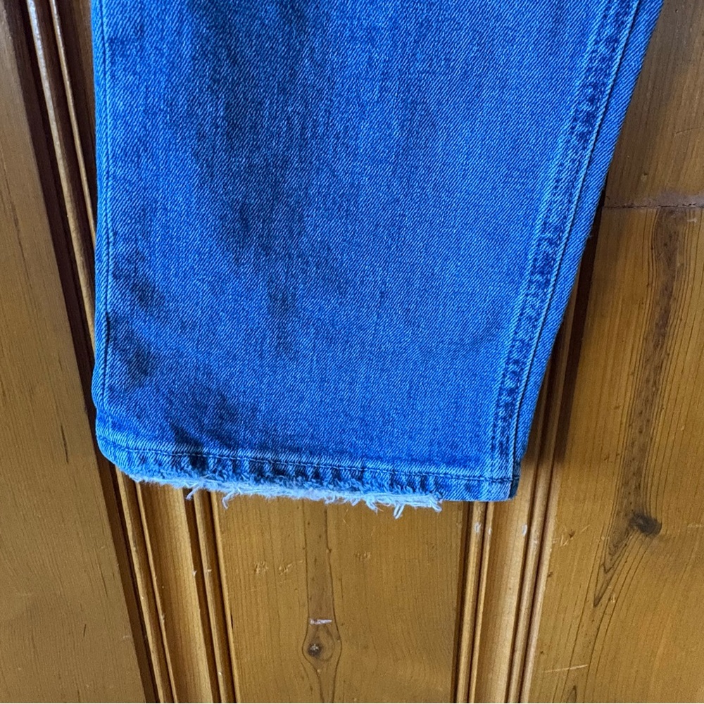 Paige Denim Stella Straight Jean Wash: Rock On Sz 28 Distressed Denim - Picture 4 of 12